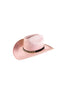 Texana Vegan Suede Cowboy Hat- Blush Pink