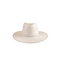 Vegan Suede Rancher Hat - Ivory