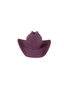 Wren Merino Wool Western Hat - Mulberry Pink