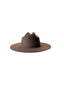 The Quinn Cattlemen Wool Felt Hat - Caramel Brown