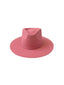 Emery Merino Wool Teardrop Rancher Hat - Pink