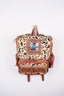 Dakota Leopard Concho Cowhide Leather Backpack