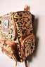 Dakota Leopard Concho Cowhide Leather Backpack