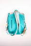 Sedona Cowhide Fringe Backpack - Ivory + Turquoise