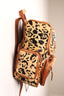 Dakota Leopard Concho Cowhide Leather Backpack