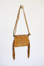 Lainey Tooled Leather Crossbody Bag - Mustard