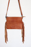 Lainey Tooled Leather Crossbody Bag - Copper