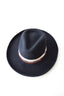 The Gypsy Wool Felt Pencil Brim - Black