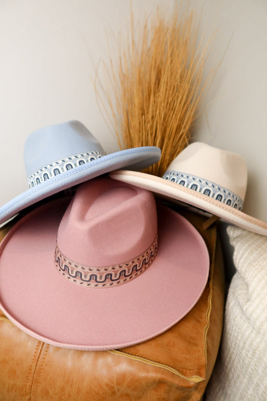 Myla Wool Felt Wide Brim Rancher Hats
