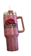 Howdy Pink Rhinestone Tumbler 40oz