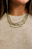 Silver Chains Layered Necklace