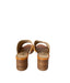 Richwood Peeptoe Tan and White Cowhide Slide