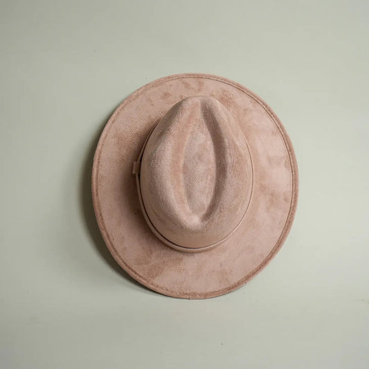 Kid's Western Style Hat - Blush Pink