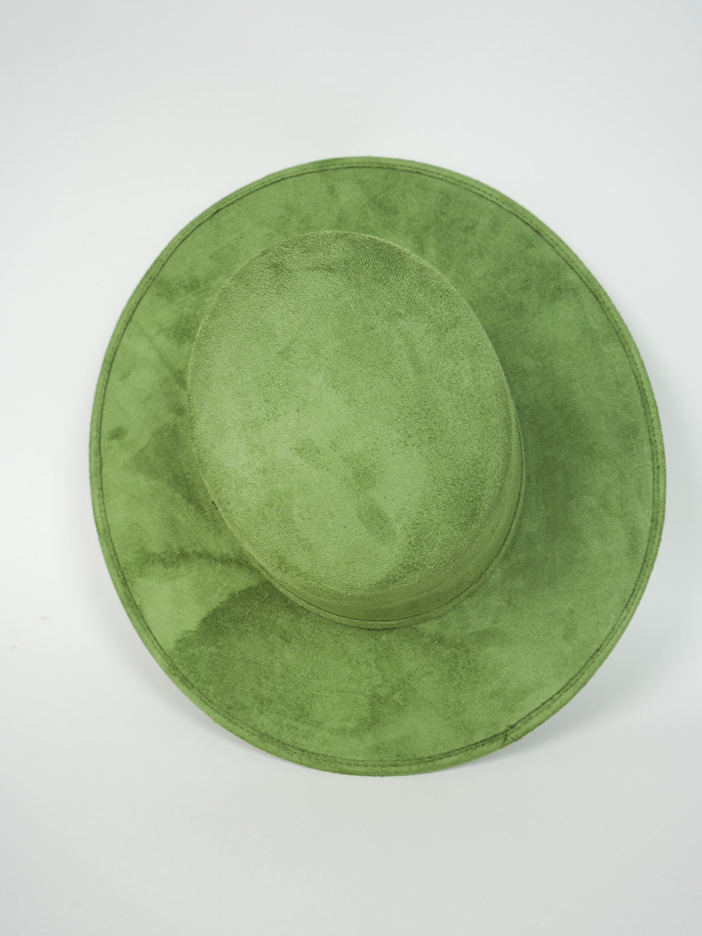 Gigi Flat Top Hat - Avocado Green