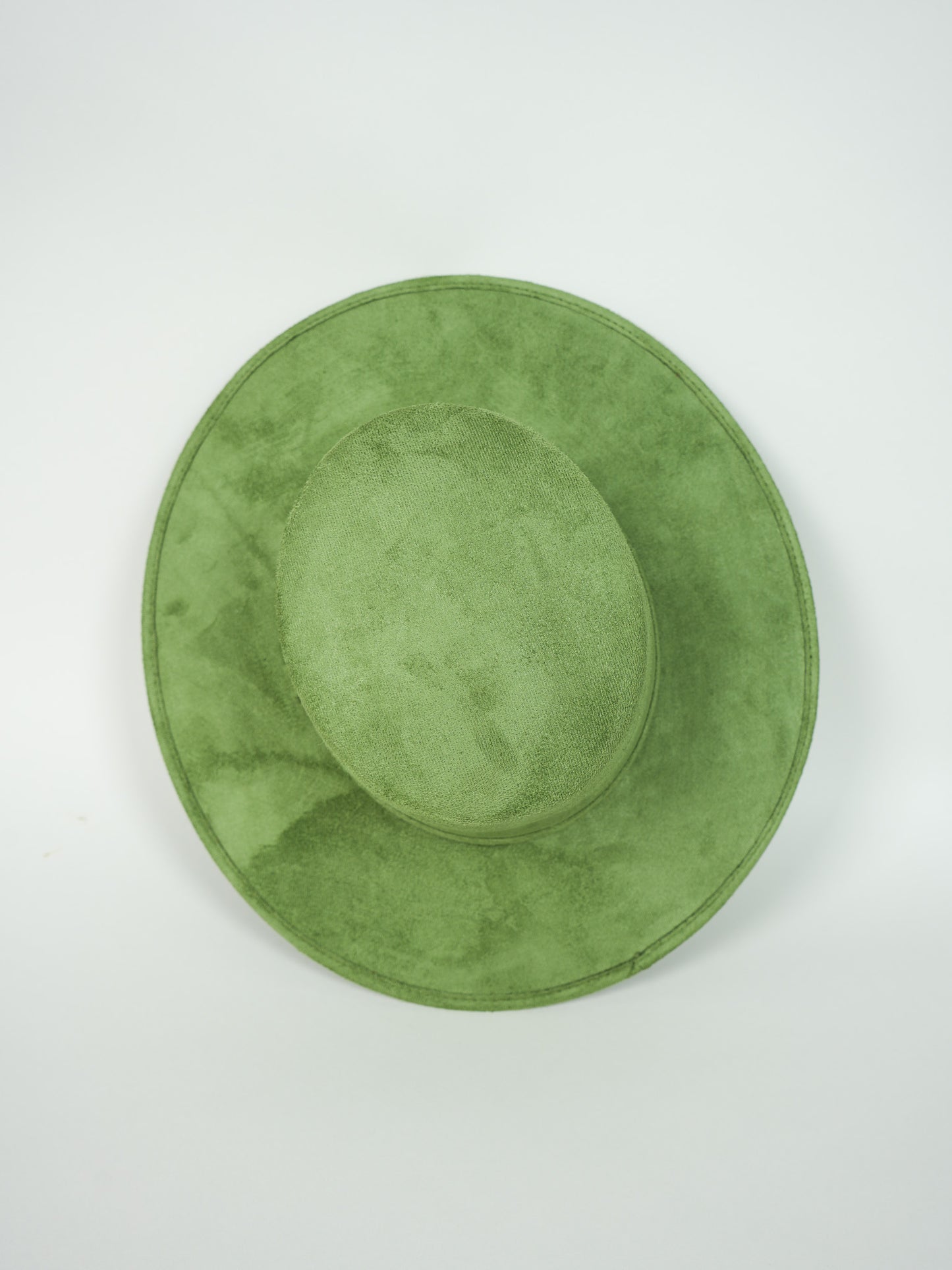 Gigi Flat Top Hat - Avocado Green