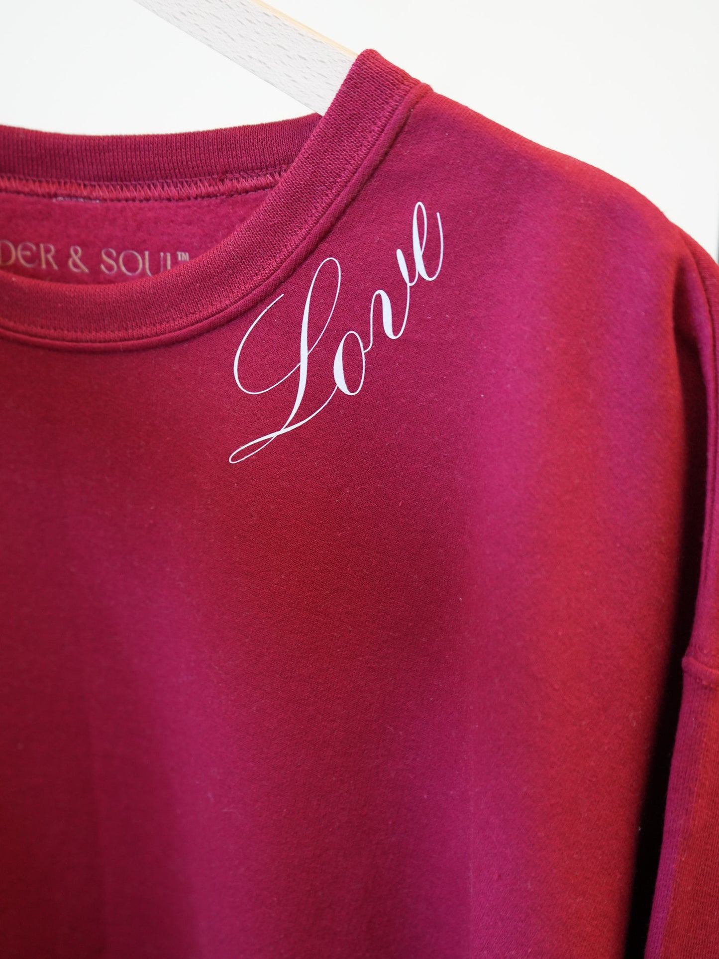 Love Heart Crewneck Sweatshirt