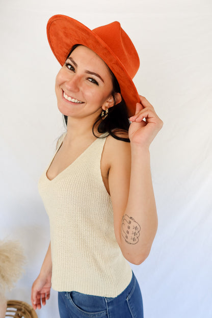 Izzy Rancher Hat -Orange