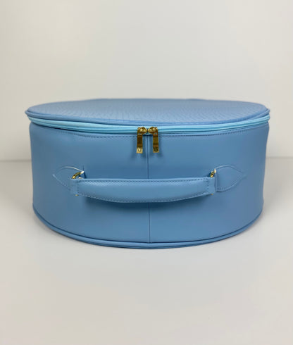 The Traveler Hat Box - Pastel Baby Blue